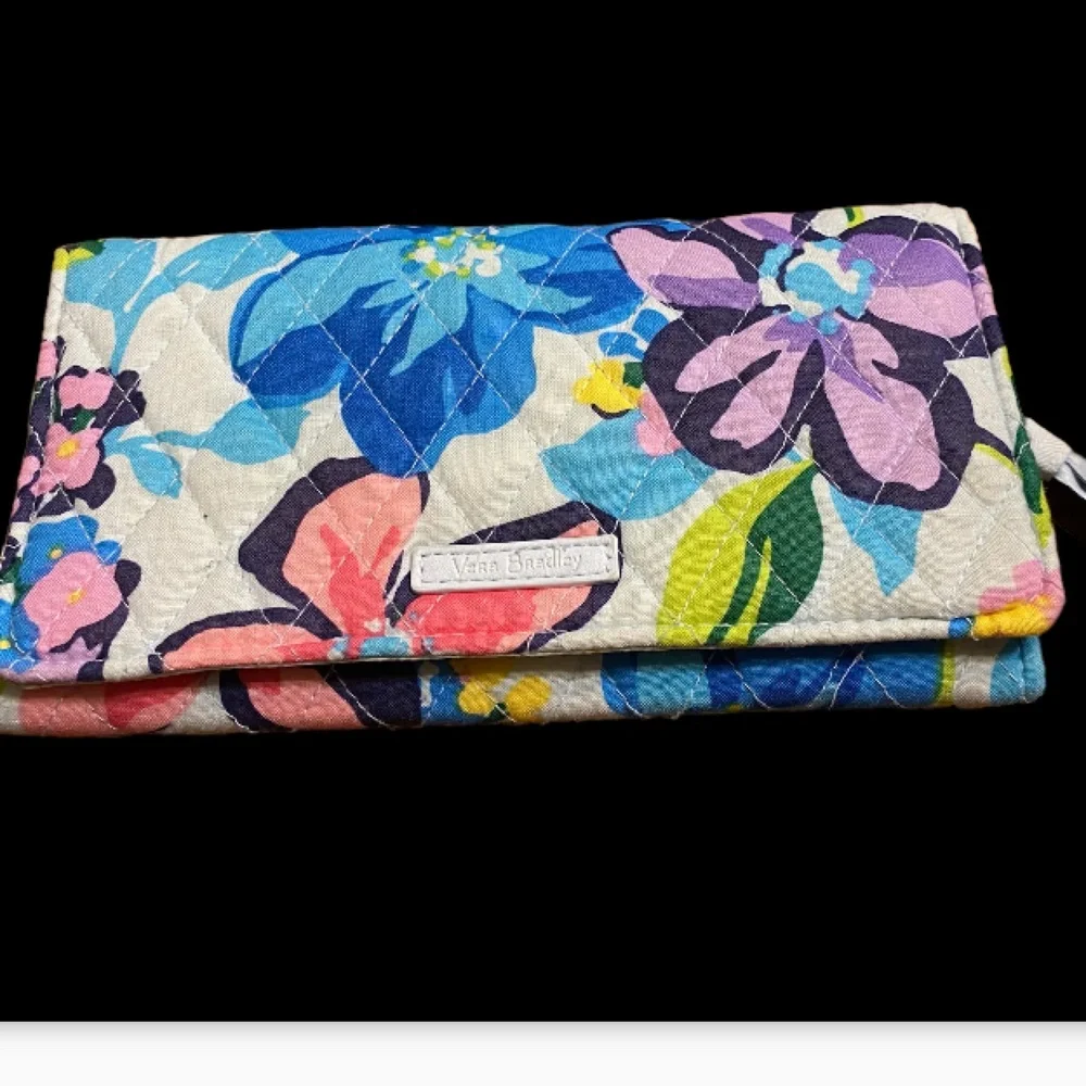 Vera Bradley Marian Floral Wallet / Clutch with atrap - Picture 2 of 12
